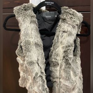 Aritzia faux fur vest